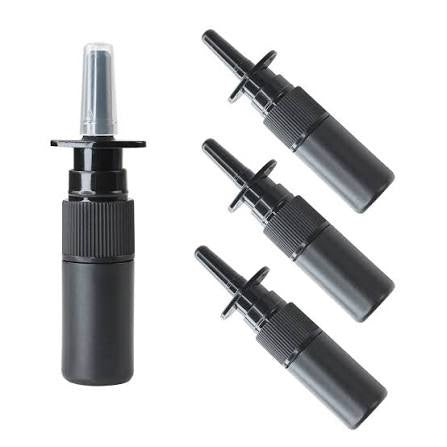 10ml black nasal spray bottles