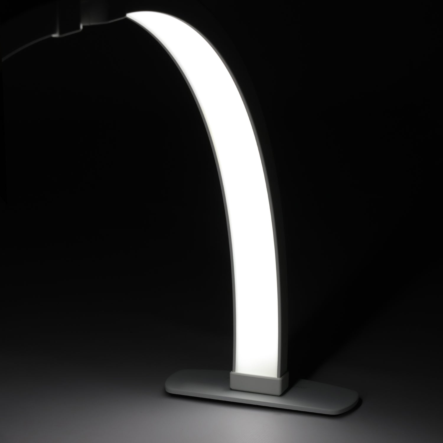 Modern LED desk lamp in white