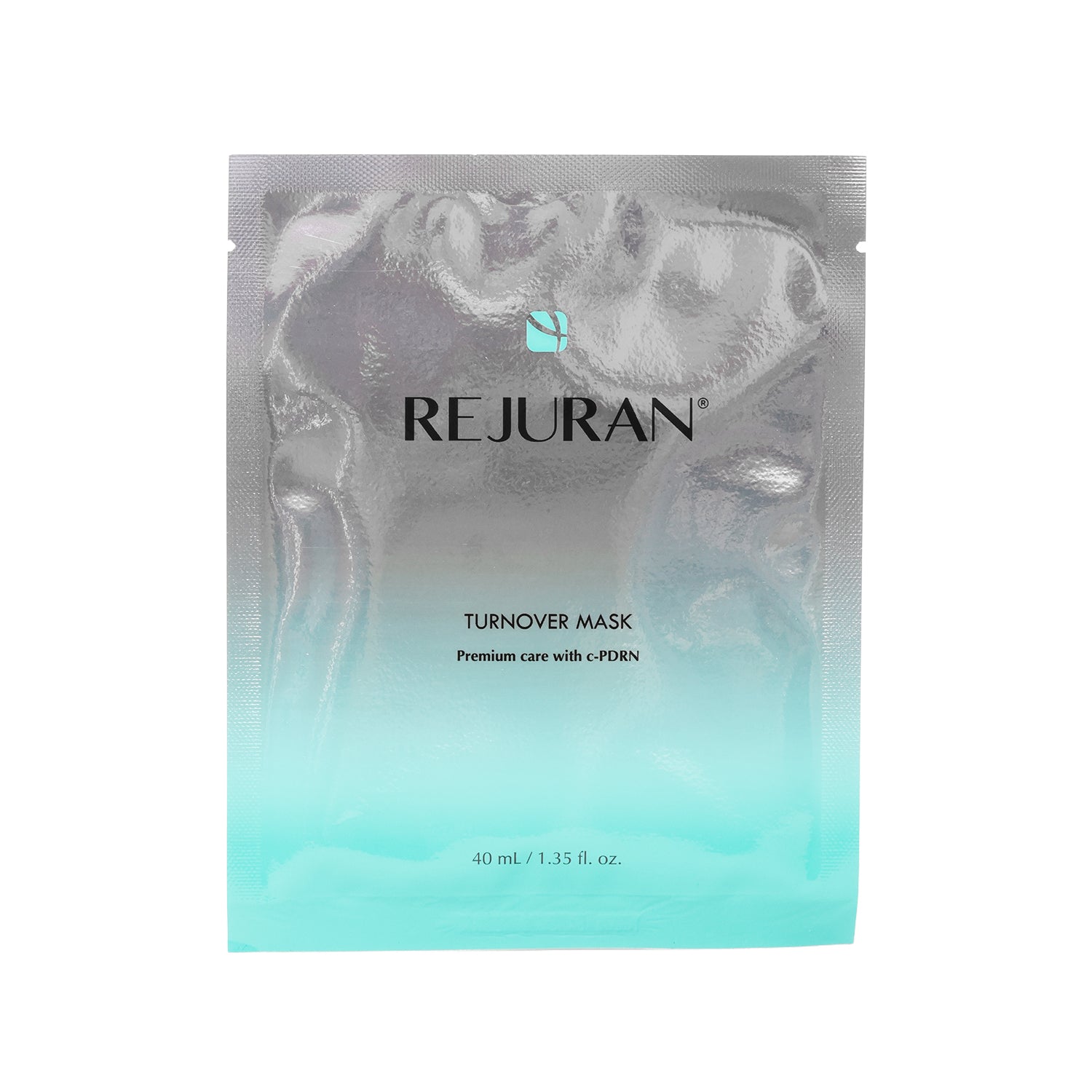 REJURAN Turnover Mask packaging on a white background