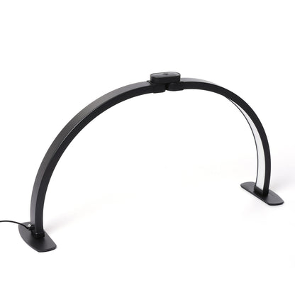 Black arch-shaped nail lamp in black