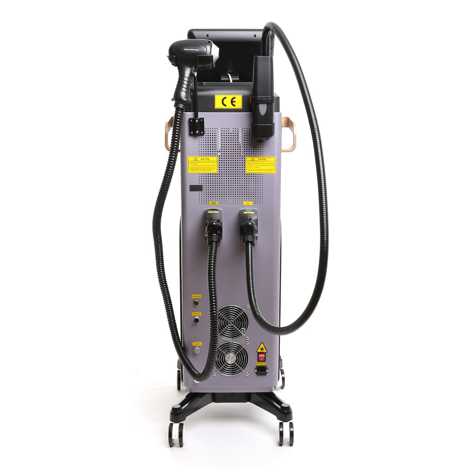 Laser Tattoo machine with multiple cables and connectors