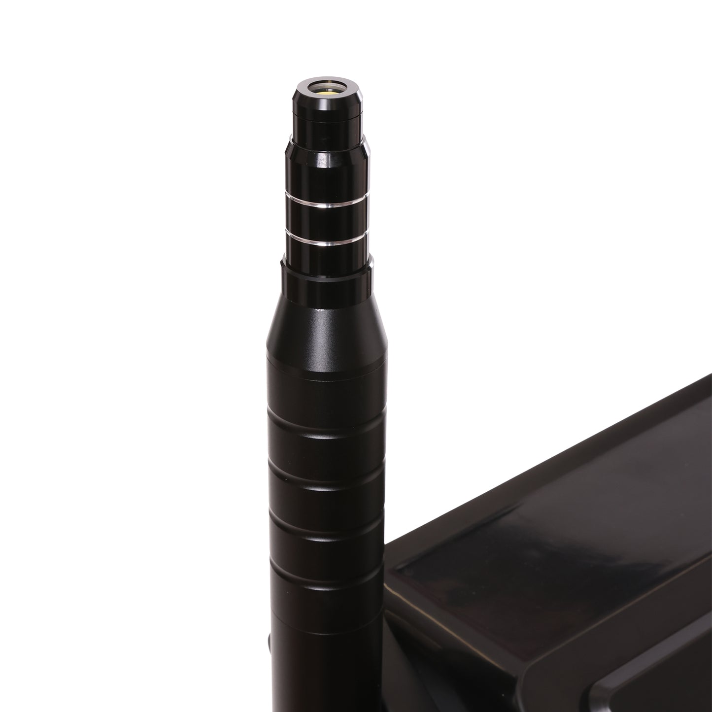Black picosecond handle on a tattoo laser machine