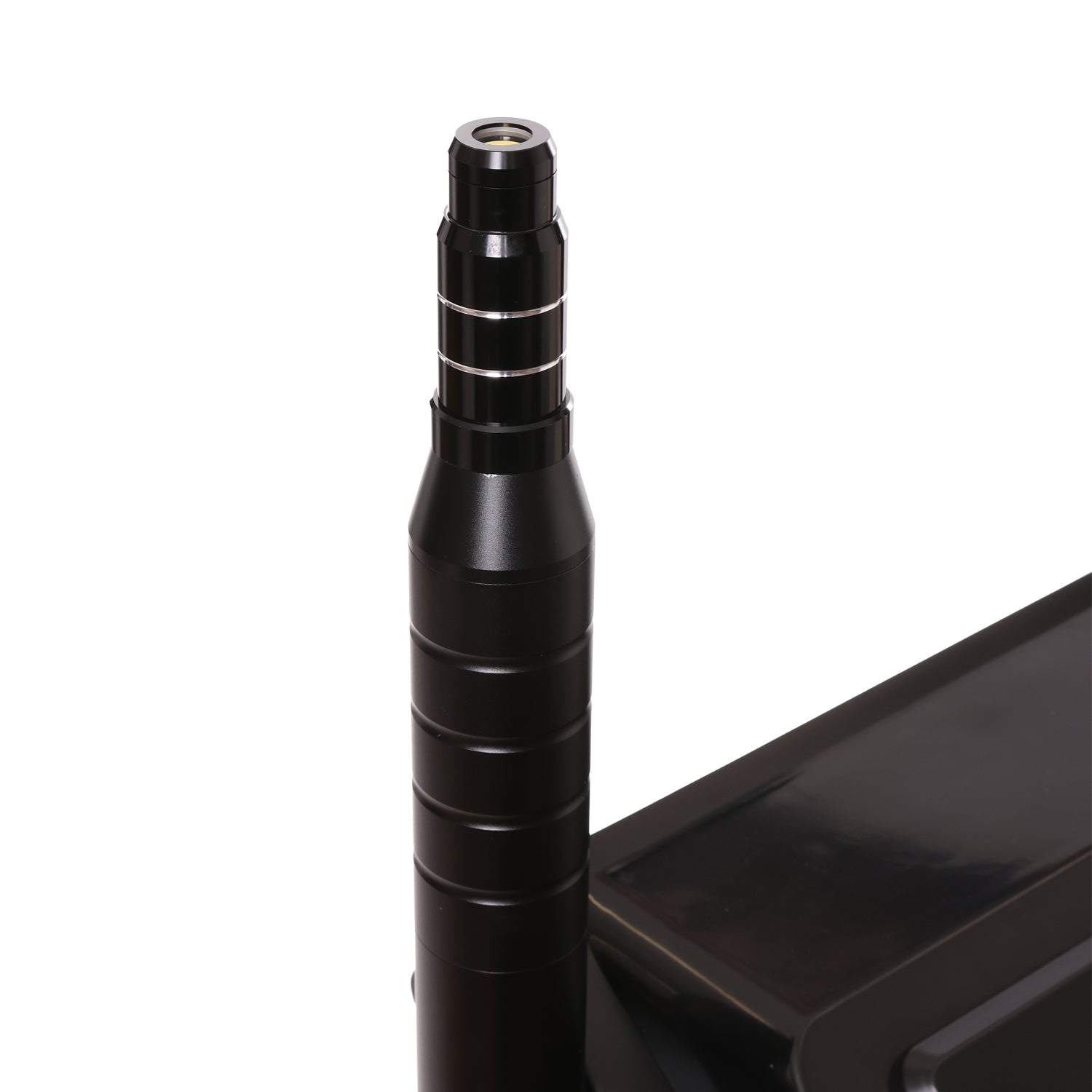 Black picosecond handle on a tattoo laser machine