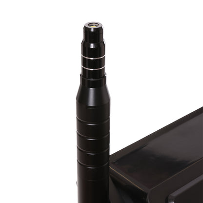Black picosecond handle on a tattoo laser machine