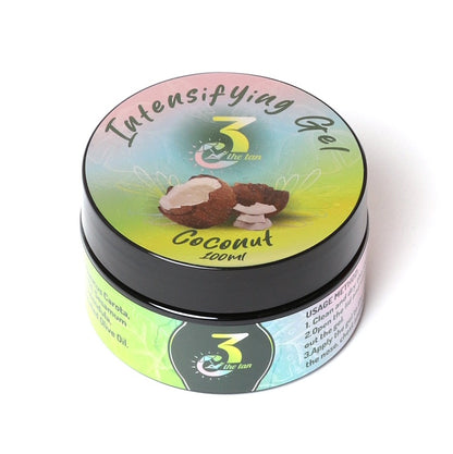 3TheTan Intensifying Gel Coconut 100ml – tropical-scented tanning gel enriched with coconut oil