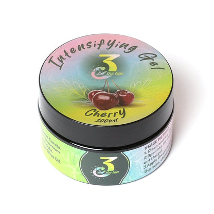 3TheTan Intensifying Gel Cherry 100ml – fruity tanning enhancer for deep color and skin nourishment