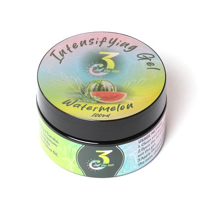 3TheTan Intensifying Gel Watermelon 100ml – hydrating fruit tanning gel for smooth, bronzed skin
