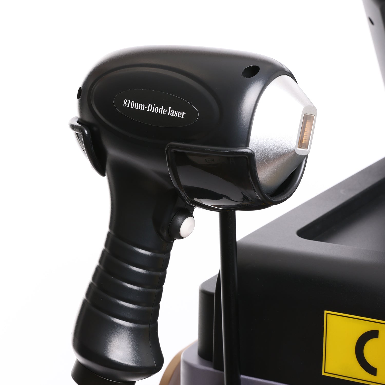 Black handheld laser pointer with '810nm Diode Laser' text on it