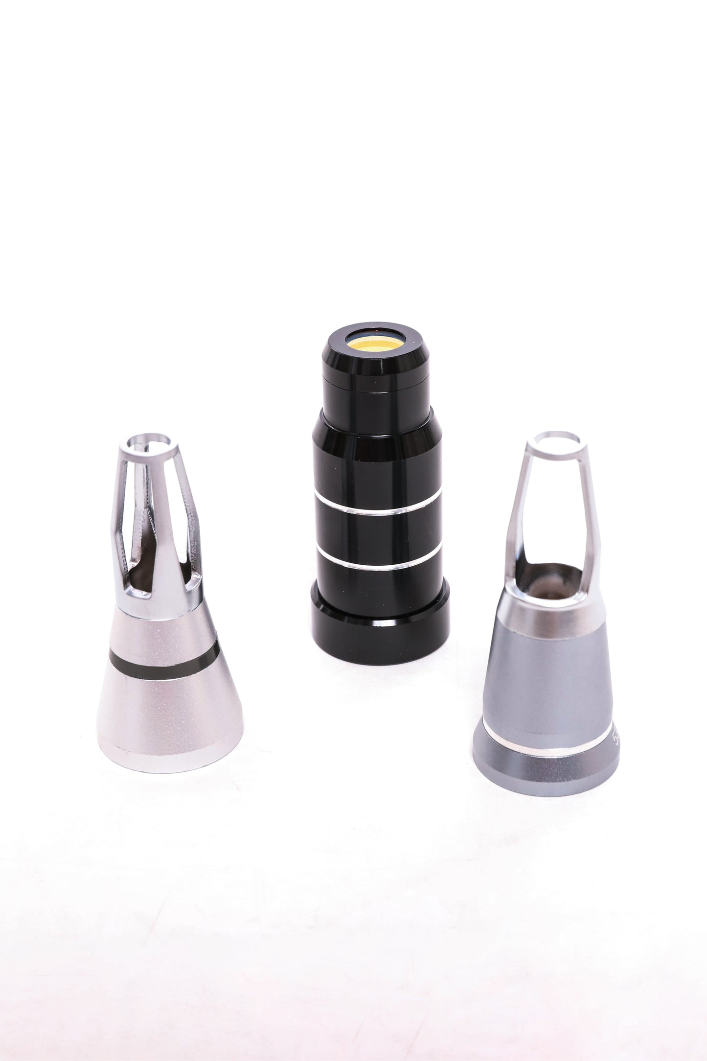 Laser treatment attachments for precision targeting in beauty and aesthetic skin care procedures